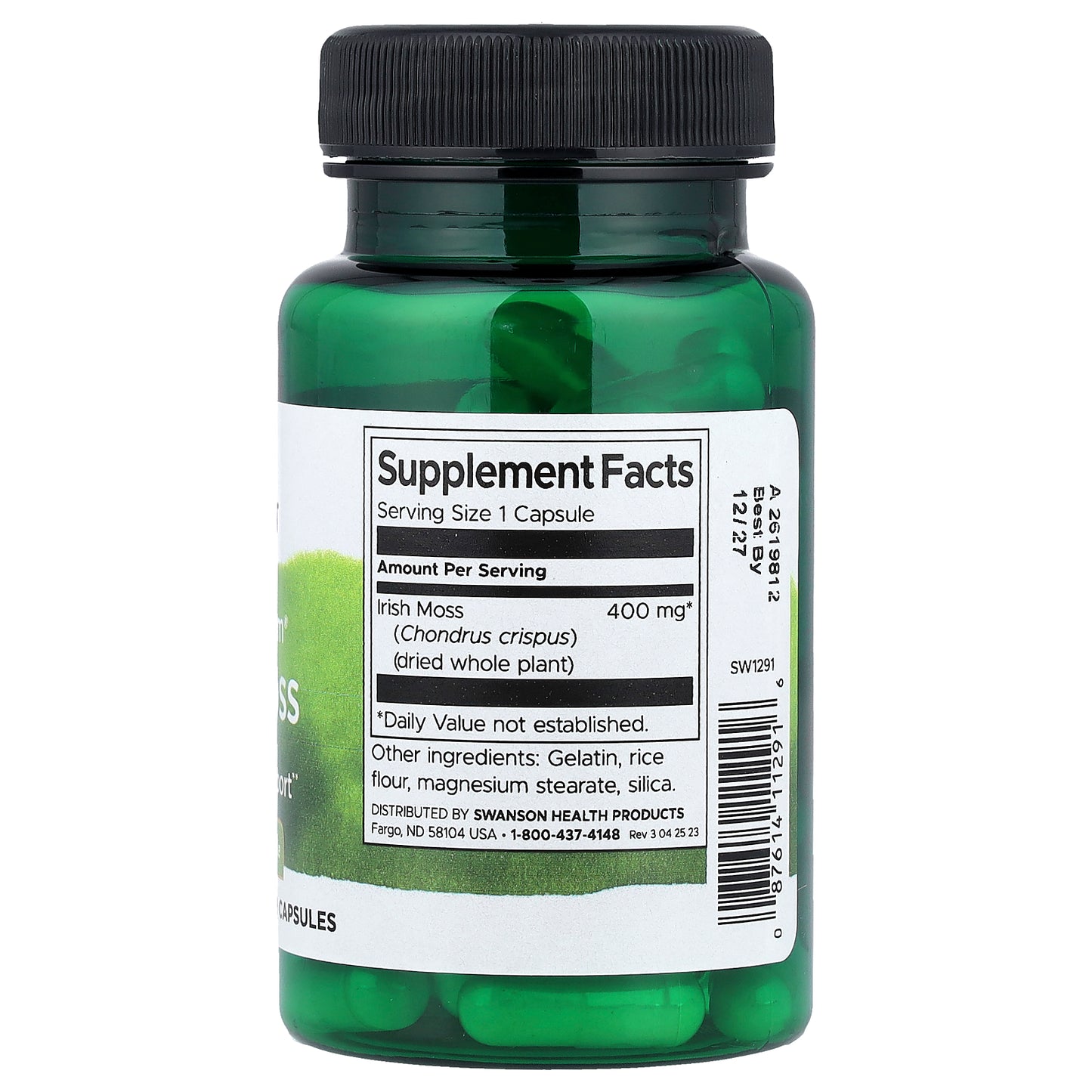 Swanson, Full Spectrum® Irish Moss, 400 mg, 60 Capsules