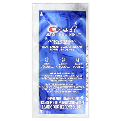 Crest, 3D Whitestrips, Dental Whitening Kit, 40 Strips