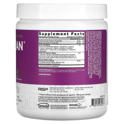 RSP Nutrition, AminoLean, Grape, 10.7 oz (303 g)