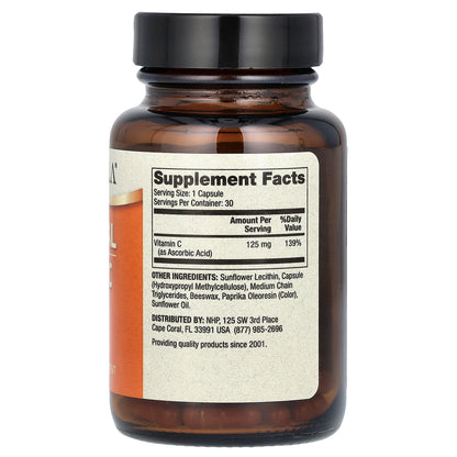 Dr. Mercola, Liposomal Vitamin C for Kids, 30 Capsules (125 mg per Capsule)