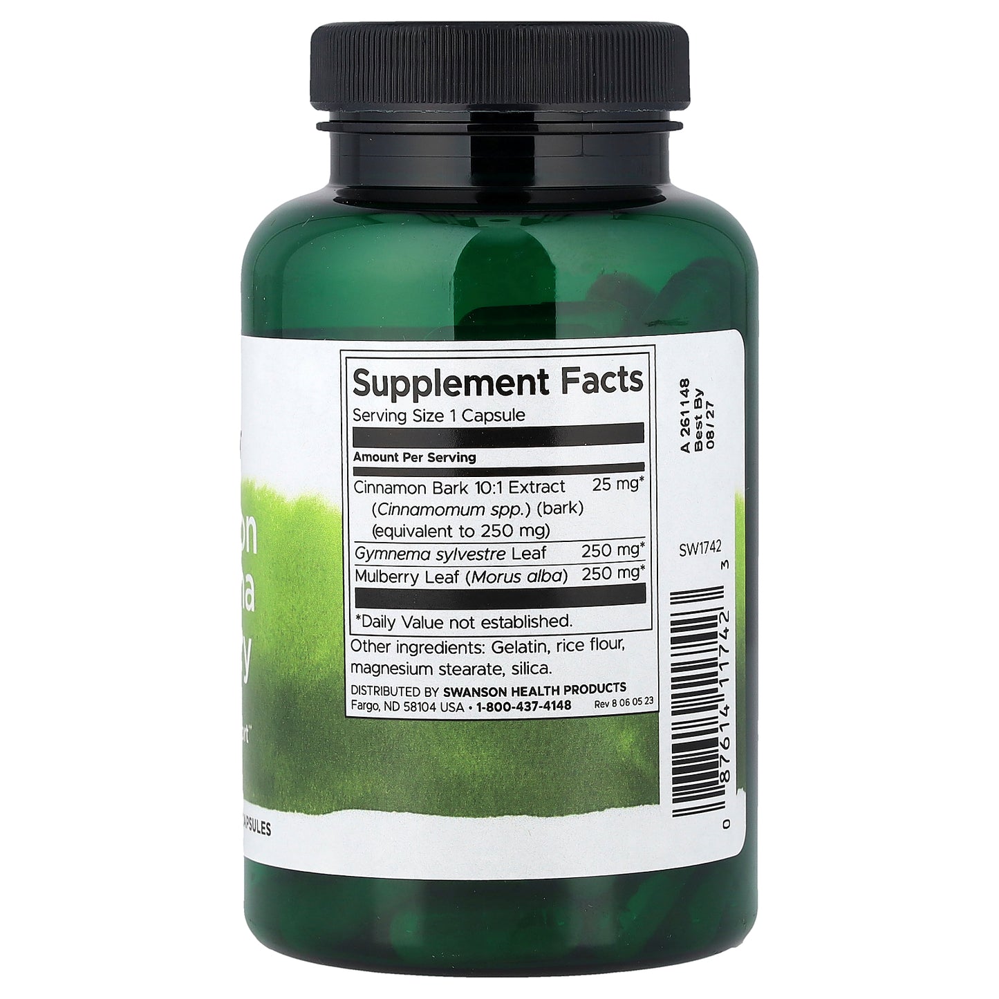 Swanson, Cinnamon Gymnema Mulberry Complex, 120 Capsules