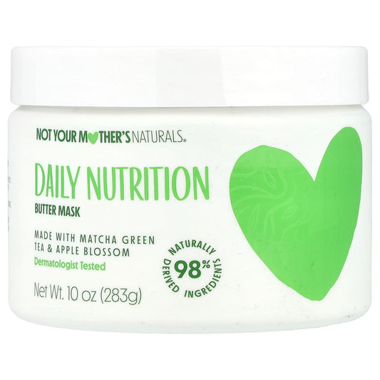 Not Your Mother's, Daily Nutrition Butter Mask, Matcha Green Tea & Apple Blossom, 10 oz (283 g)
