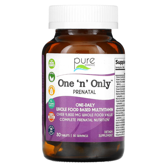 Pure Essence, One 'n' Only PreNatal, 30 Tablets