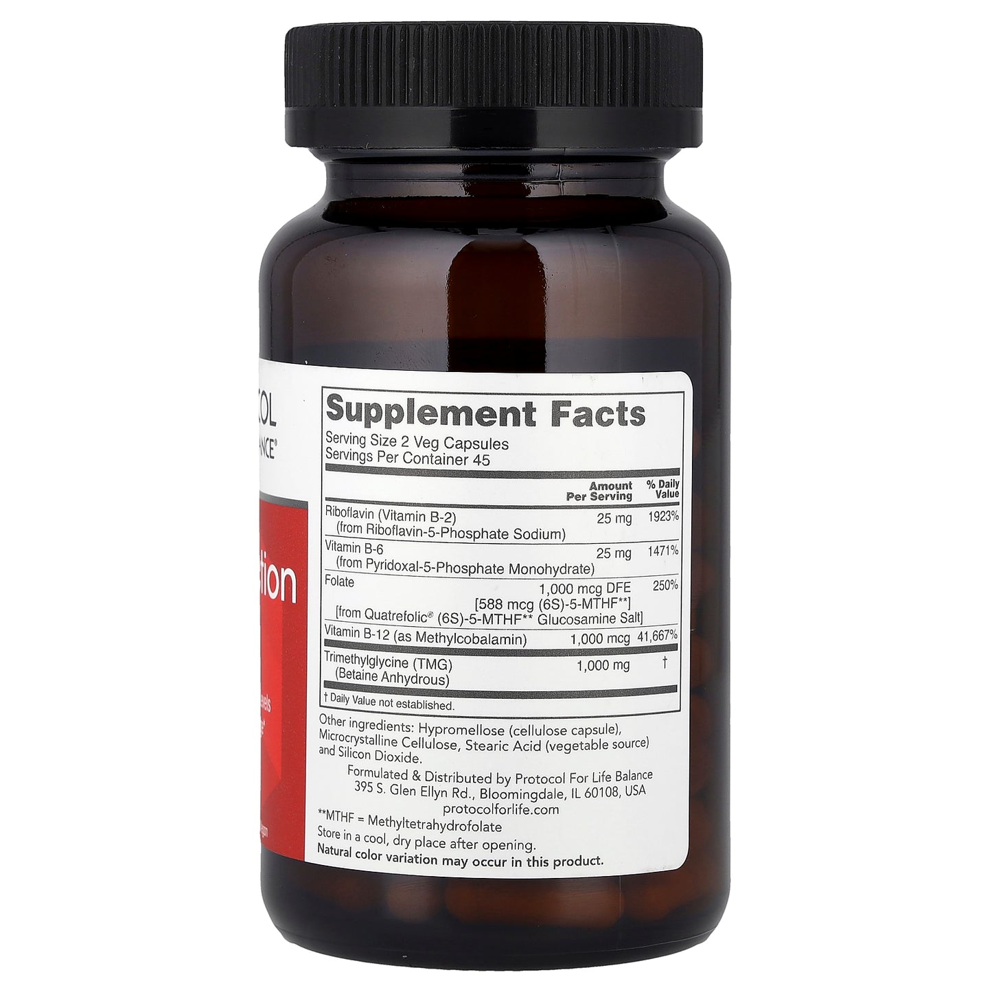 Protocol for Life Balance, Methyl-Action, 90 Veg Capsules