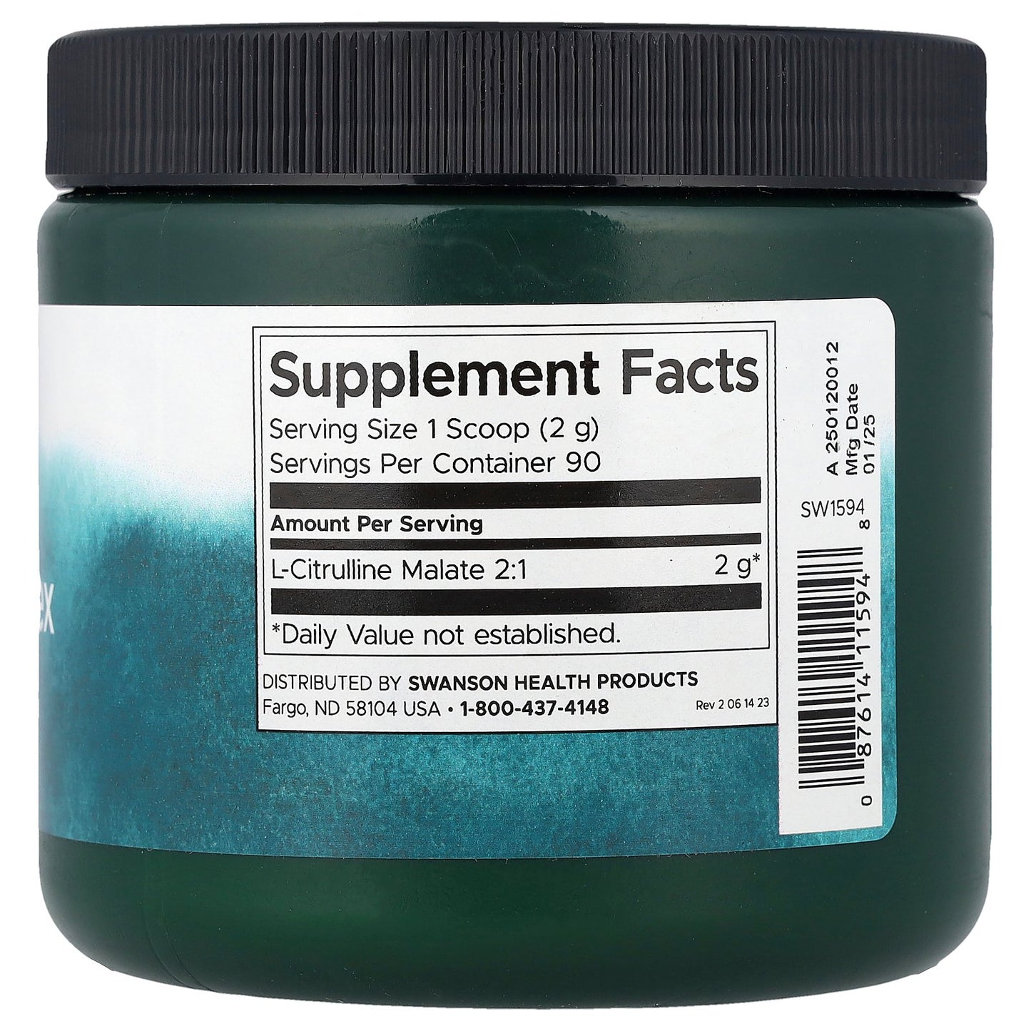 Swanson, L-Citrulline Malate Complex Powder, 6.35 oz (180 g)