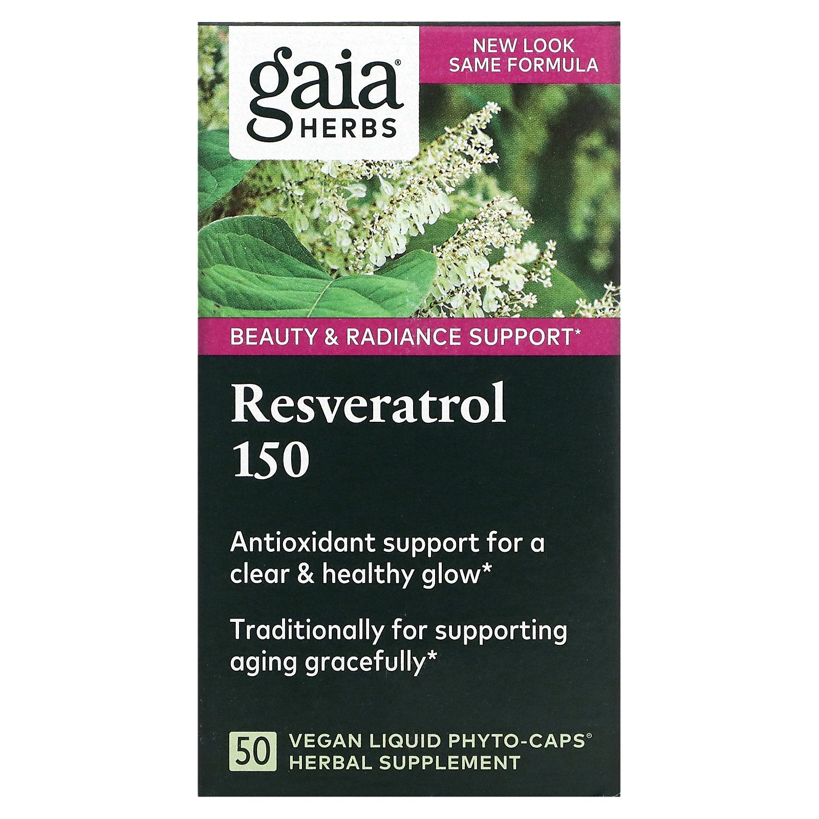 Gaia Herbs, Resveratrol 150, 50 Vegan Liquid Phyto-Caps