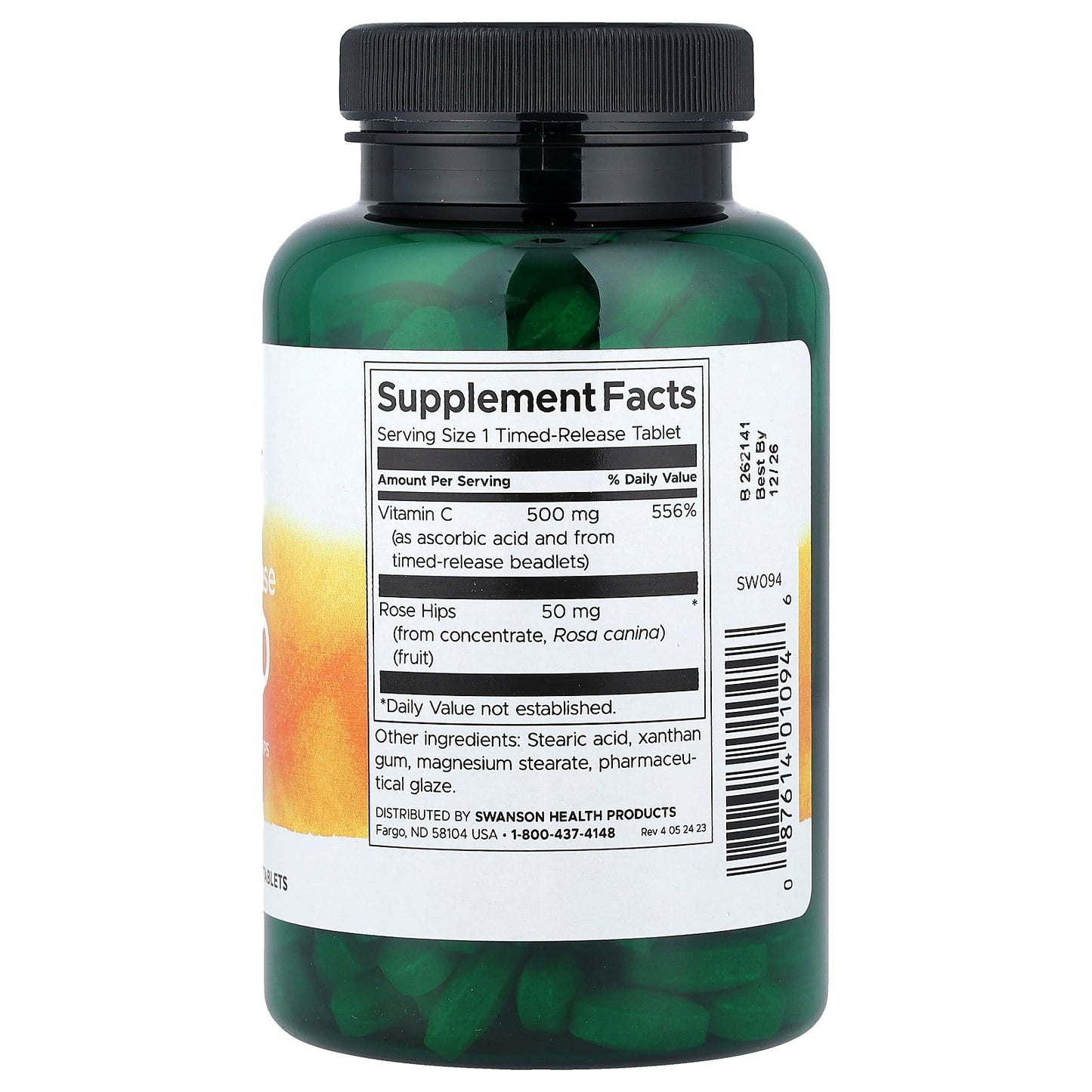 Swanson, Timed-Release C-500, 250 Tablets