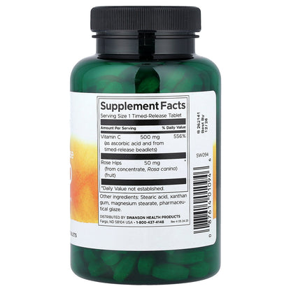 Swanson, Timed-Release C-500, 250 Tablets