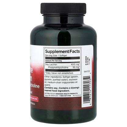 Swanson, Supreme Lecithin with Phosphatidylcholine, 300 Softgels
