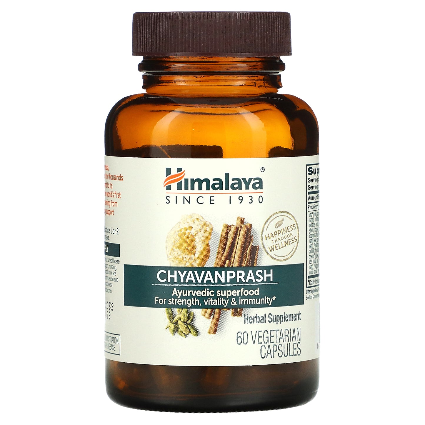 Himalaya, Chyavanprash Ayurvedic Superfood, 60 Vegetarian Capsules