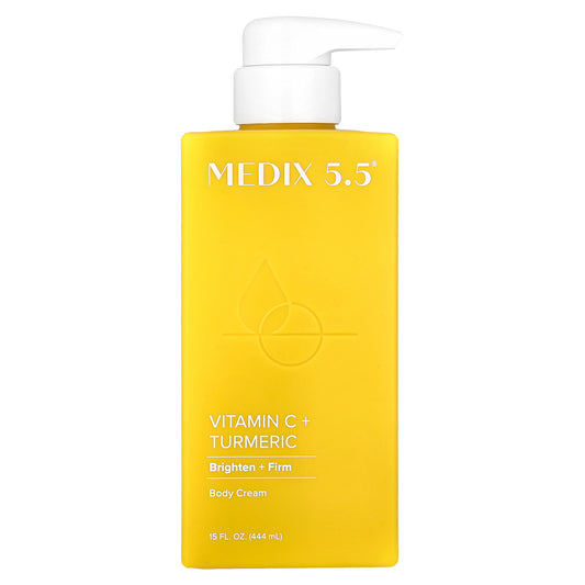 Medix 5.5, Body Cream, Vitamin C + Turmeric, 15 fl oz (444 ml)