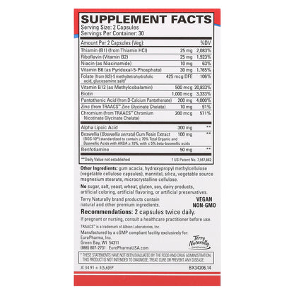 Terry Naturally, Healthy Feet & Nerves, 60 Capsules