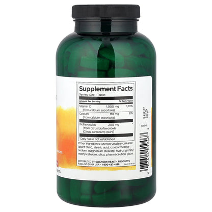 Swanson, Vitamin C, 250 Tablets