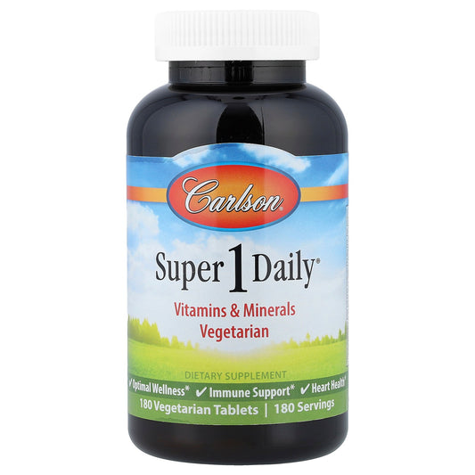 Carlson, Super 1 Daily®, 180 Vegetarian Tablets