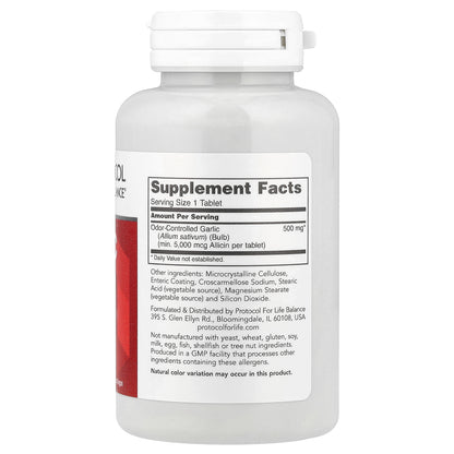 Protocol for Life Balance, Garlic 5000, 5,000 mcg, 90 Tablets