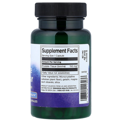 Swanson, Prostate Glandular, 150 mg, 60 Capsules