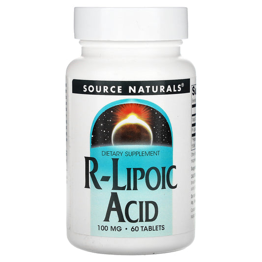 Source Naturals, R-Lipoic Acid, 100 mg, 60 Tablets