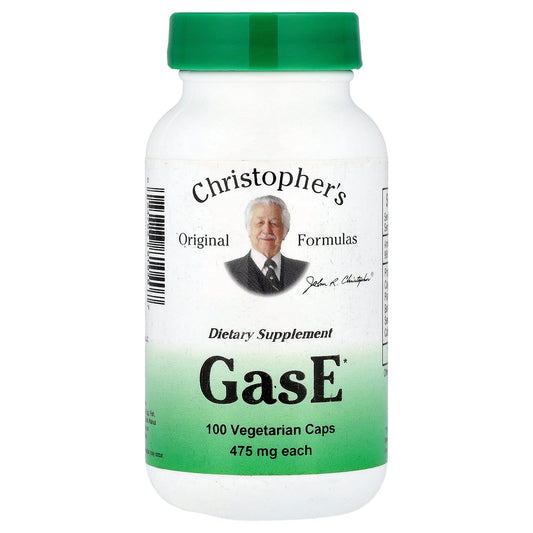 Christopher's Original Formulas, GasE, 100 Vegetarian Caps