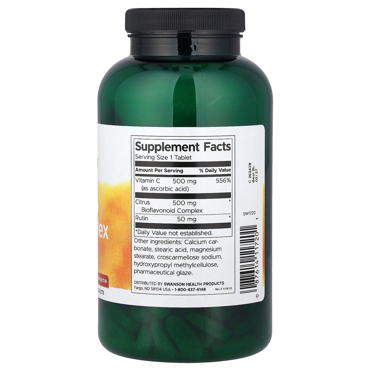 Swanson, Supreme C-Complex with Citrus Bioflavonoids and Rutin, 250 Tablets