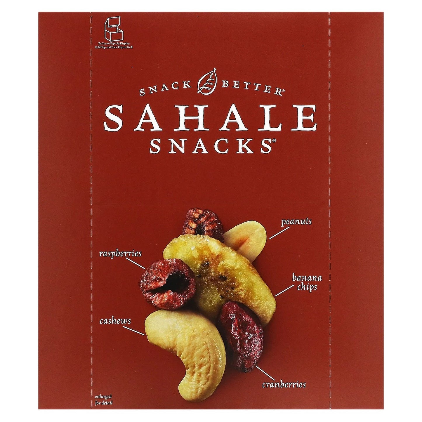 Sahale Snacks, Cashew Trail Mix, Raspberry Crumble, 9 Packs, 1.5 oz (42.5 g) Each