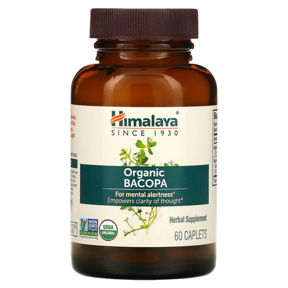 Himalaya, Organic Bacopa, 60 Caplets