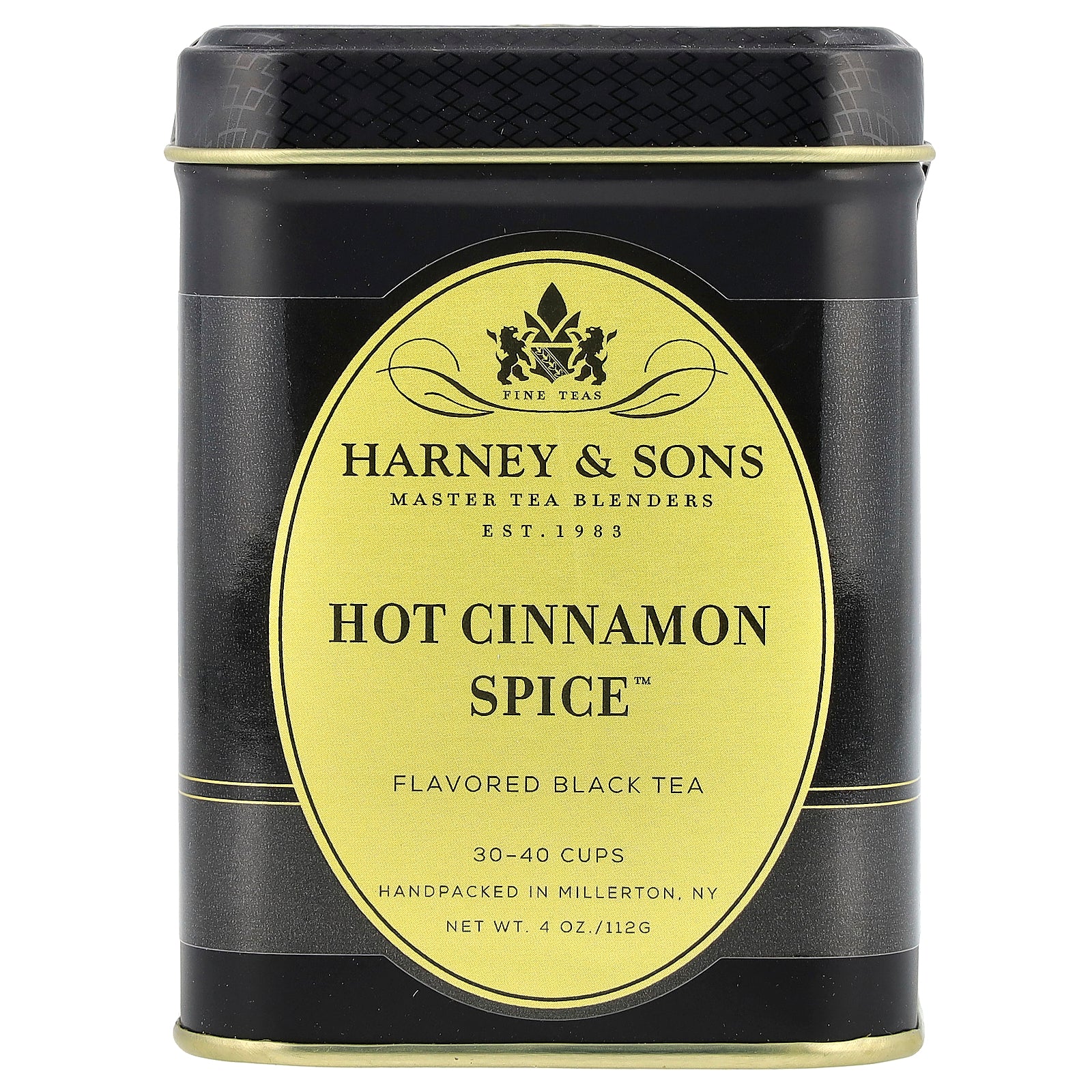 Harney & Sons, Black Tea, Hot Cinnamon Spice™, 4 oz (112 g)