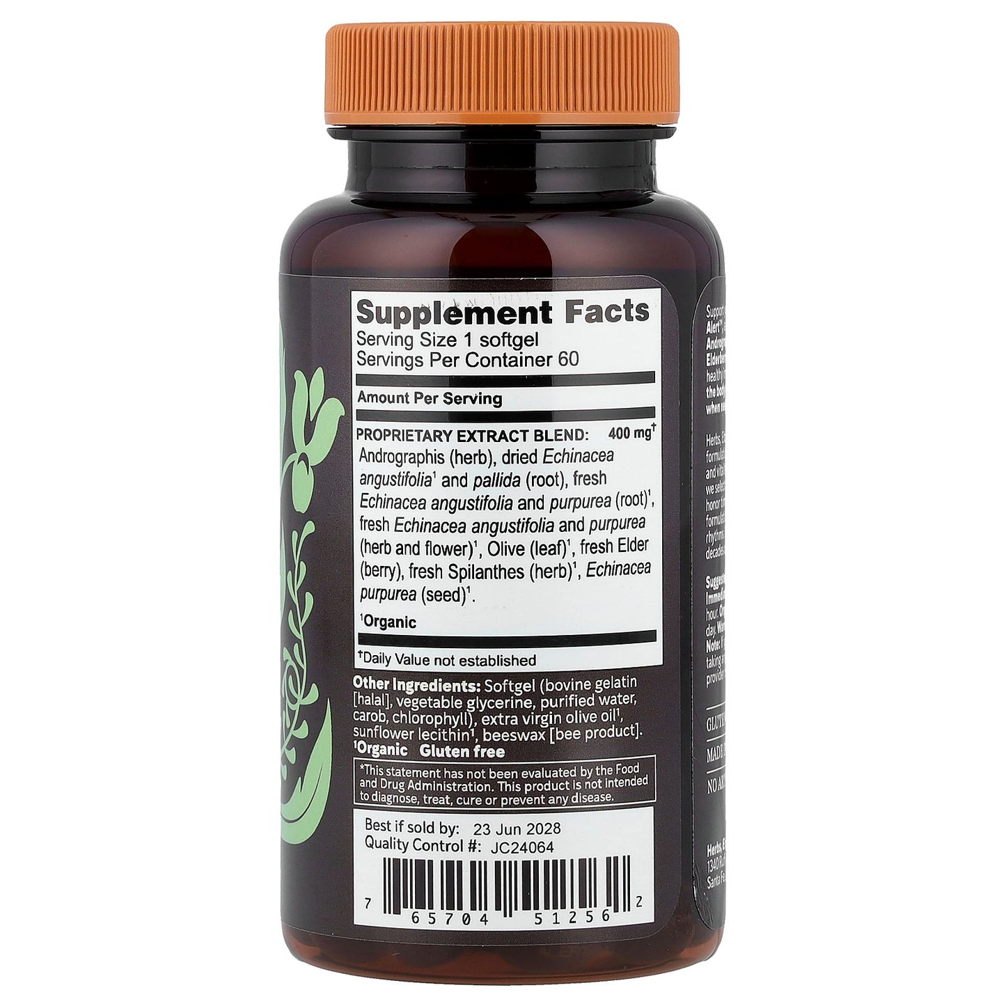 Herbs Etc., Immune Alert™, 60 Softgels