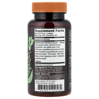 Herbs Etc., Immune Alert™, 60 Softgels