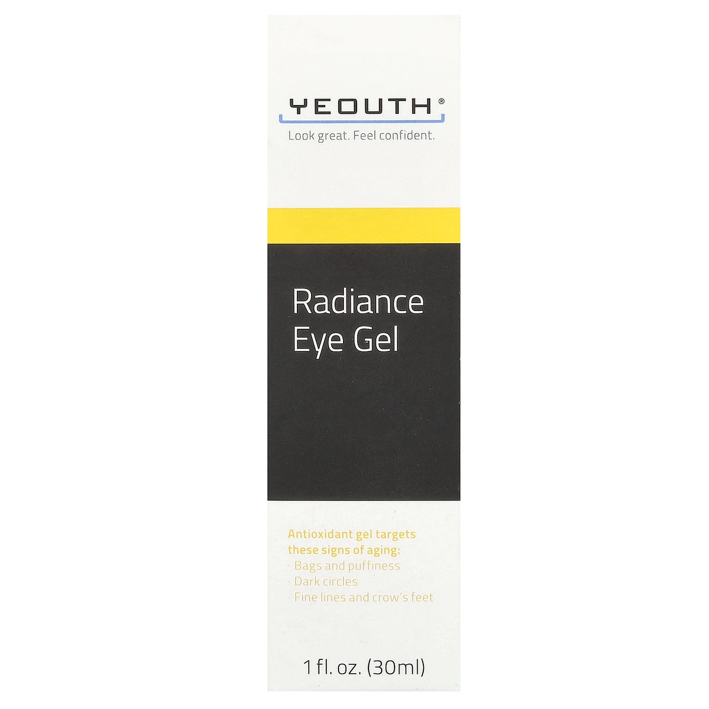 YEOUTH, Radiance Eye Gel, 1 fl oz (30 ml)