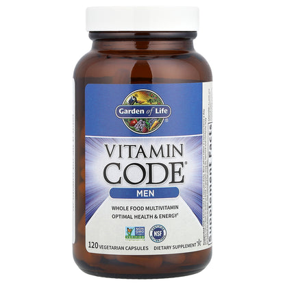 Garden of Life, Vitamin Code®, Whole Food Multivitamin for Men, 120 Vegetarian Capsules