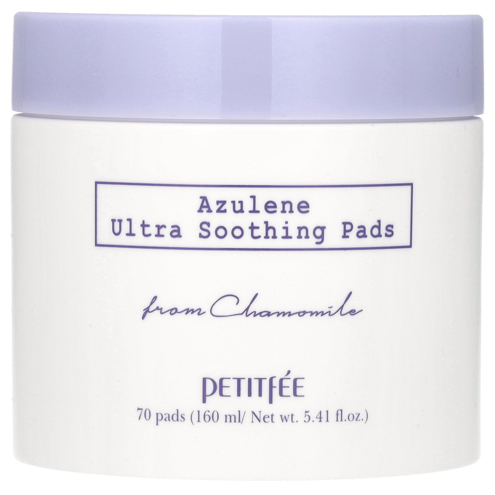 Petitfee, Azulene Ultra Soothing Pads, 70 Pads, 5.41 fl oz (160 ml)