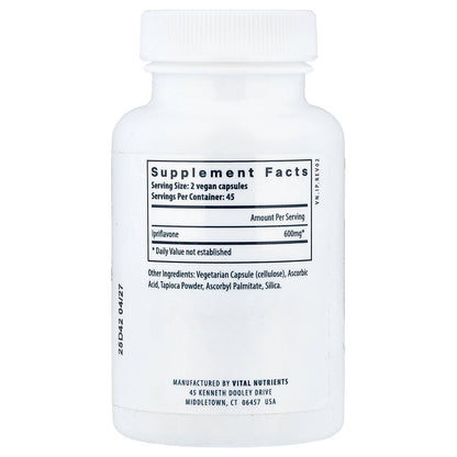 Vital Nutrients, Ipriflavone, 90 Vegan Capsules (300 mg per Capsule)