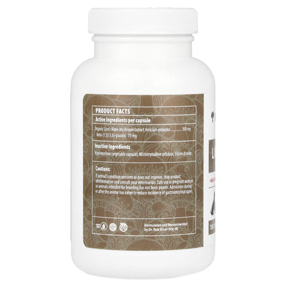 Real Mushrooms, Lion's Mane, For Dogs and Cats, 120 Capsules