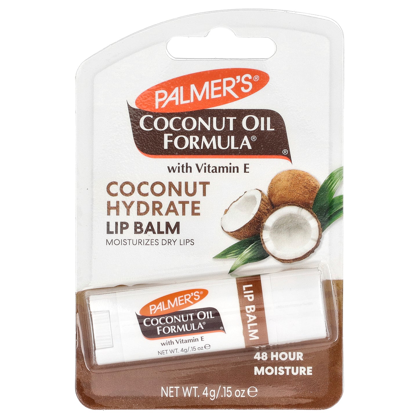 Palmer's, Coconut Oil Formula® with Vitamin E, Coconut Hydrate Lip Balm, 0.15 oz (4 g)