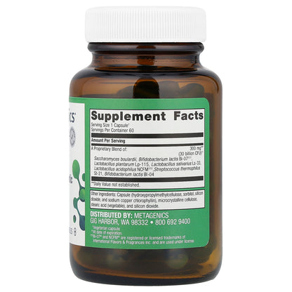 Metagenics, UltraFlora® Spectrum Probiotic, 30 Billion CFU, 60 Capsules
