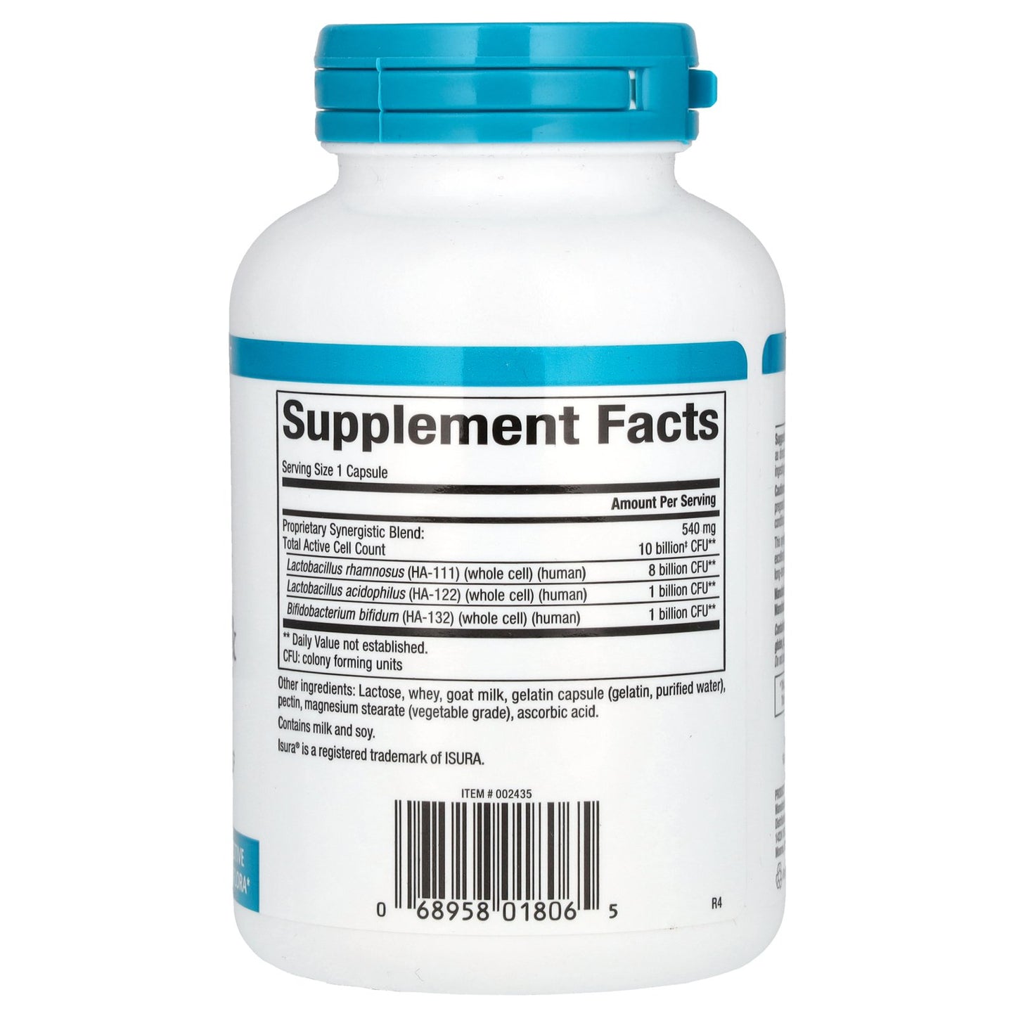 Natural Factors, Acidophilus & Bifidus, 10 Billion, 180 Capsules