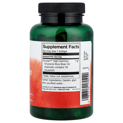 Swanson, Oryzan™ Rice Bran Oil, 1,000 mg, 90 Softgels