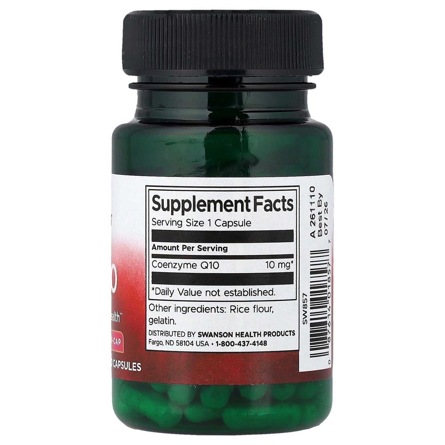 Swanson, CoQ10, 10 mg, 100 Capsules