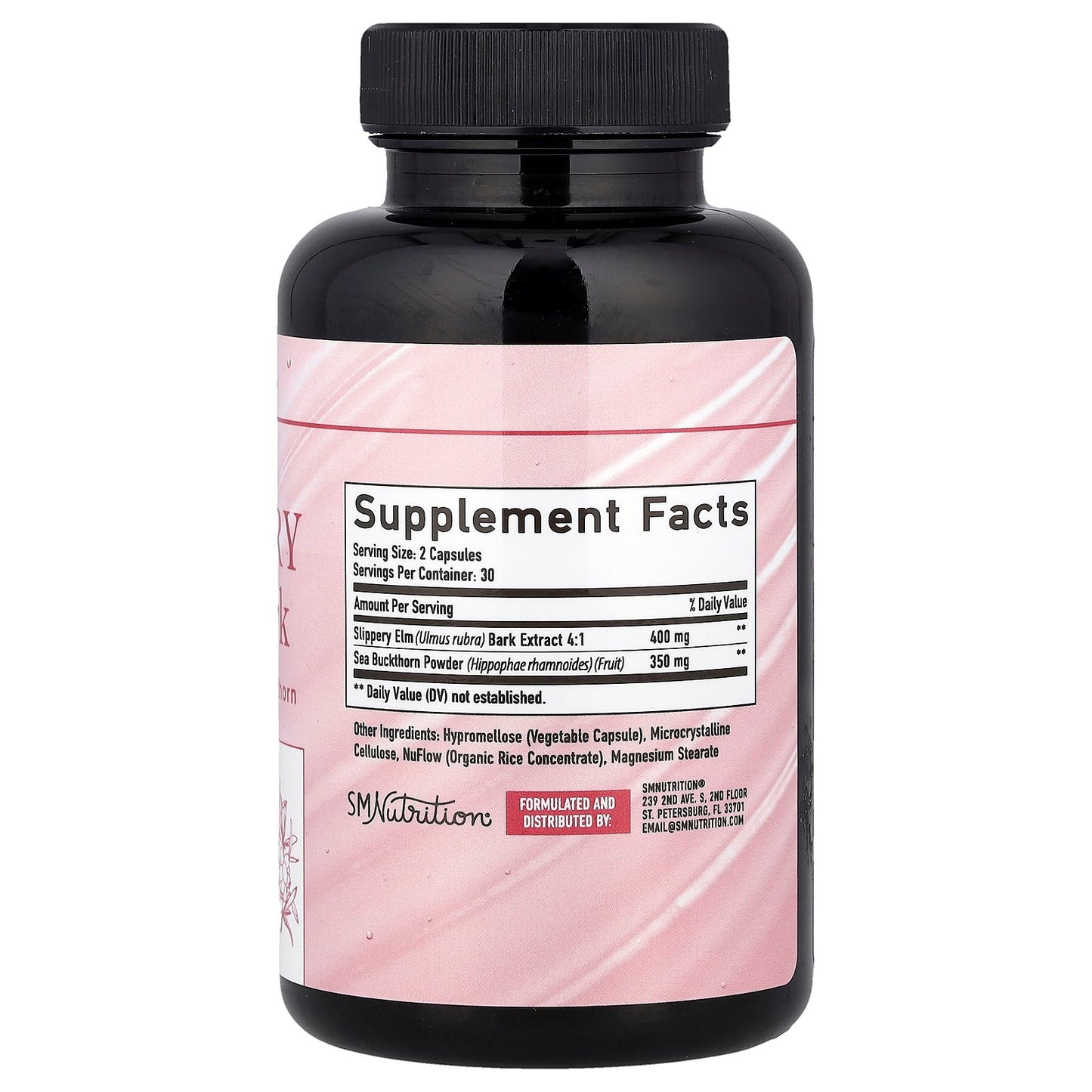 SMNutrition, Slippery Elm Bark, 60 Capsules