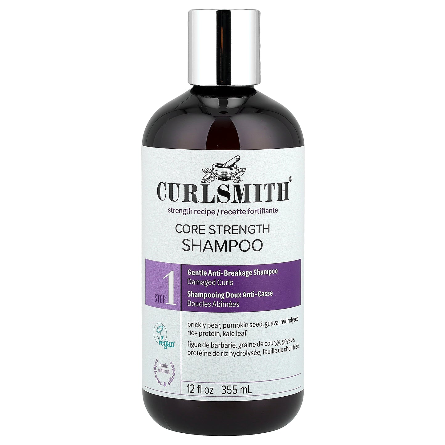 Curlsmith, Core Strength Shampoo, 12 fl oz (355 ml)