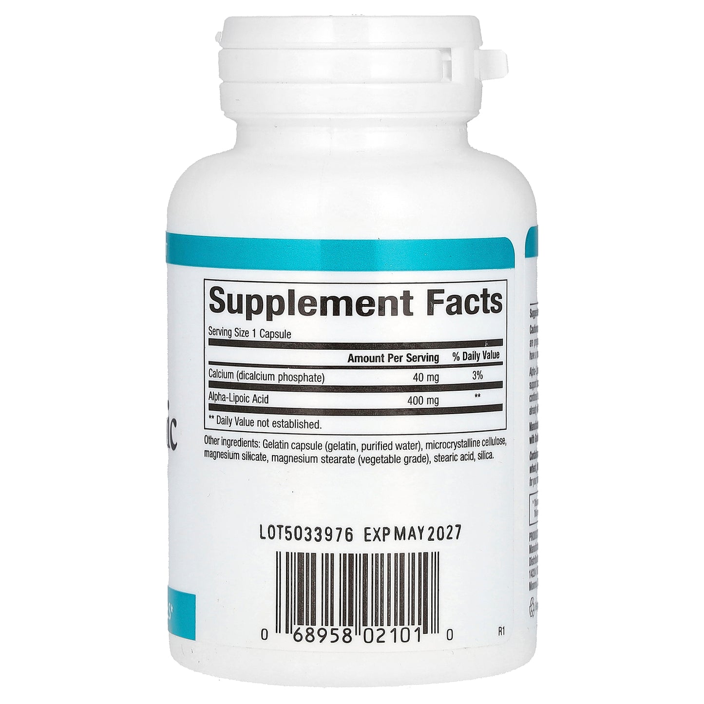 Natural Factors, Alpha-Lipoic Acid, 400 mg, 60 Capsules