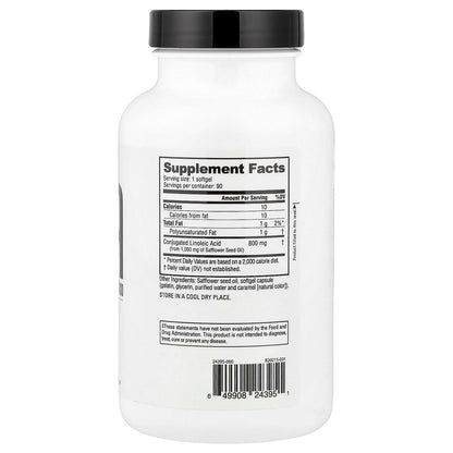 NutraBio, CLA, 800 mg , 90 Softgels