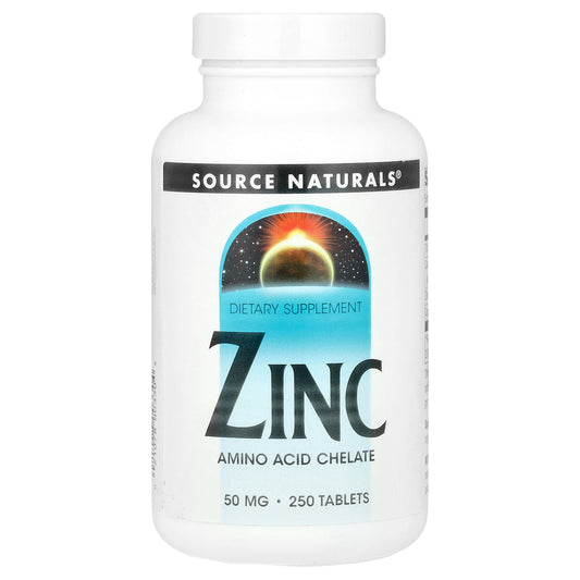 Source Naturals, Zinc, 50 mg, 250 Tablets