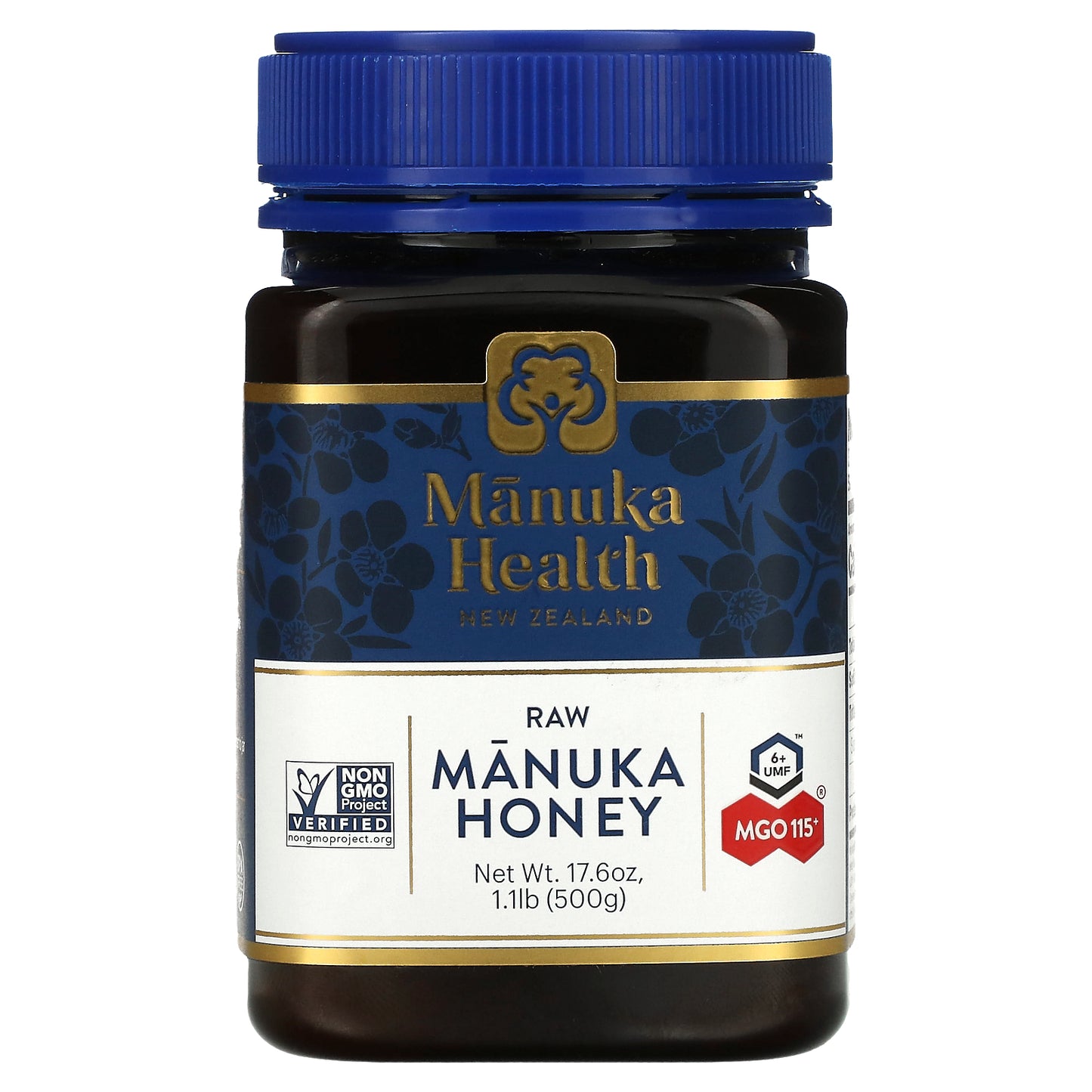 Manuka Health, Raw Manuka Honey, UMF 6+, MGO 115+, 17.6 oz (500 g)