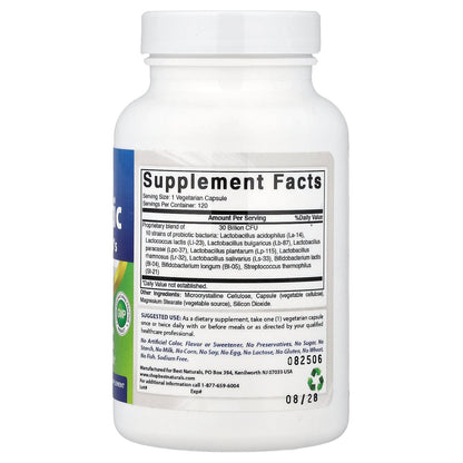 Best Naturals, Probiotic, 120 Vegetarian Capsules