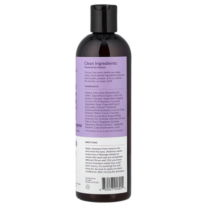 Kin+Kind, Oatmeal Natural Shampoo, For Dogs + Cats, Lavender, 12 fl oz (354 ml)
