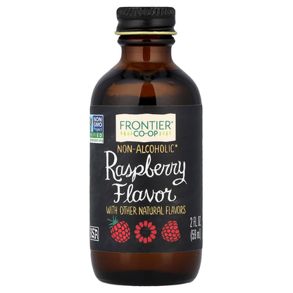 Frontier Co-op, Raspberry  Flavor, Non-Alcoholic, 2 fl oz (59 ml)