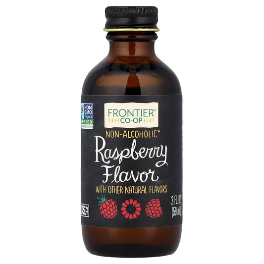 Frontier Co-op, Raspberry  Flavor, Non-Alcoholic, 2 fl oz (59 ml)