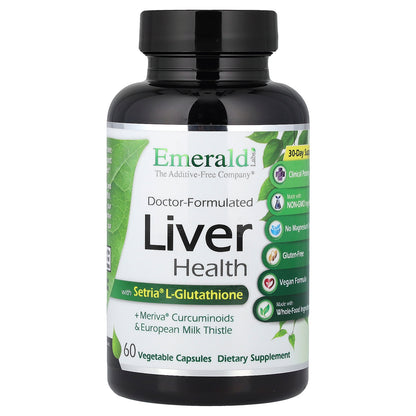 Emerald Laboratories, Liver Health, 60 Vegetable Caps