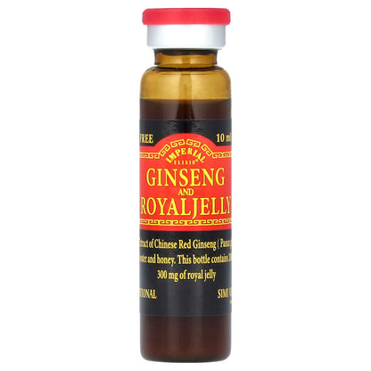 Imperial Elixir, Ginseng & Royal Jelly, 10 Bottles, 0.34 fl oz (10 ml) Each